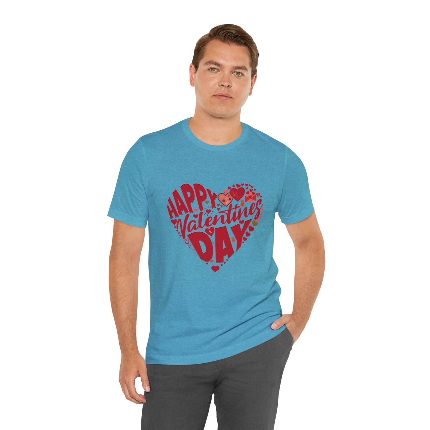 Happy Valentine's Day Shirt | Valentine's Day Tee | Short Sleeve Tee