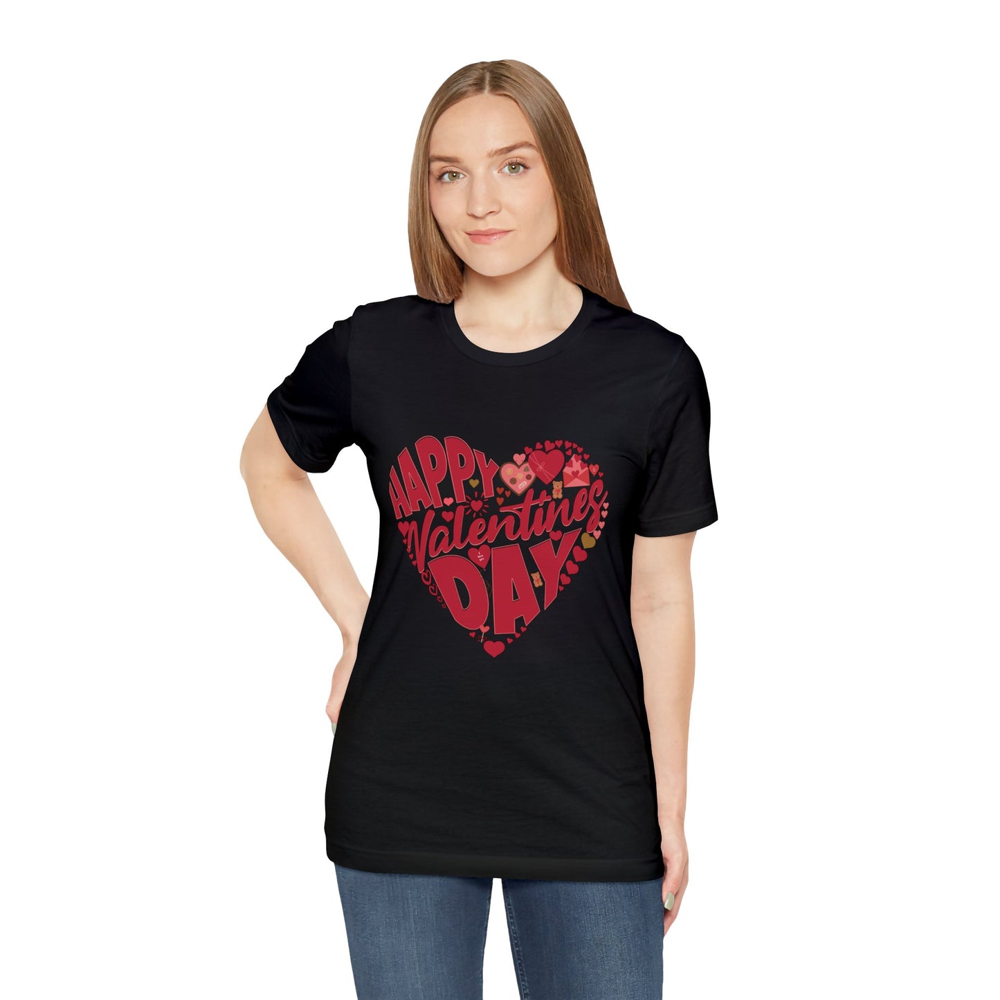 Happy Valentine's Day Shirt | Valentine's Day Tee | Short Sleeve Tee