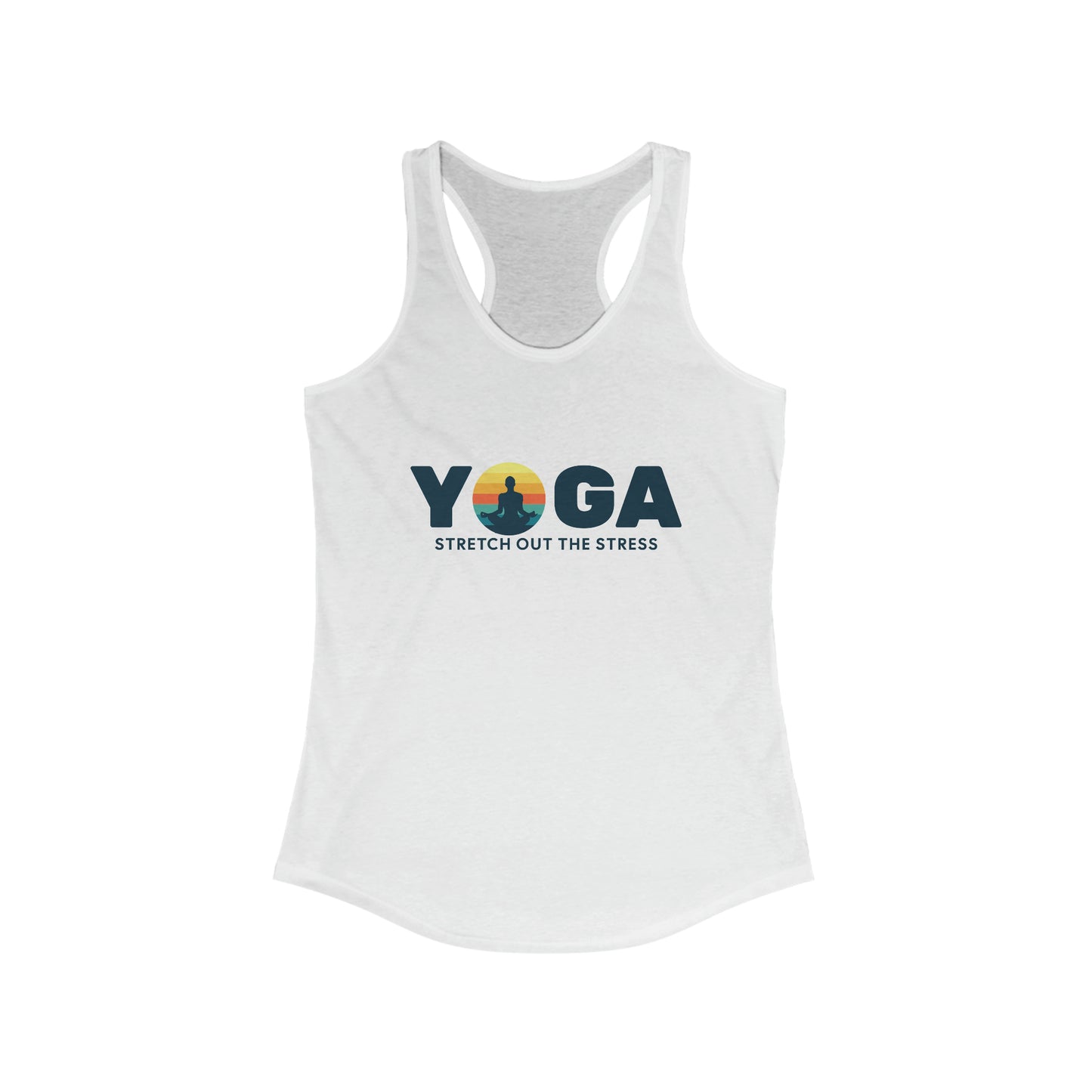 Yoga - Stretch out the Stress Tank Top | Yoga Top | Racerback Top