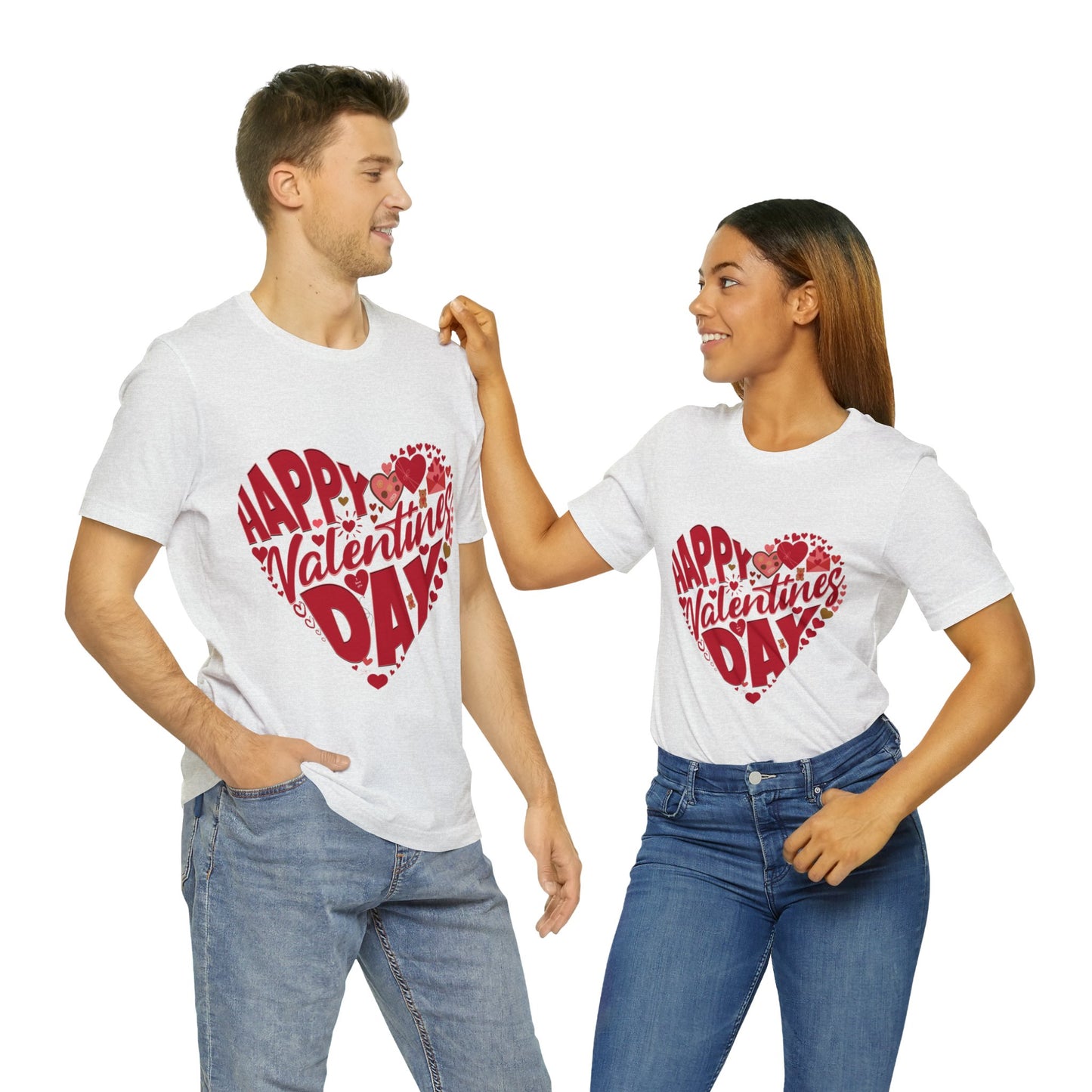 Happy Valentine's Day Shirt | Valentine's Day Tee | Short Sleeve Tee