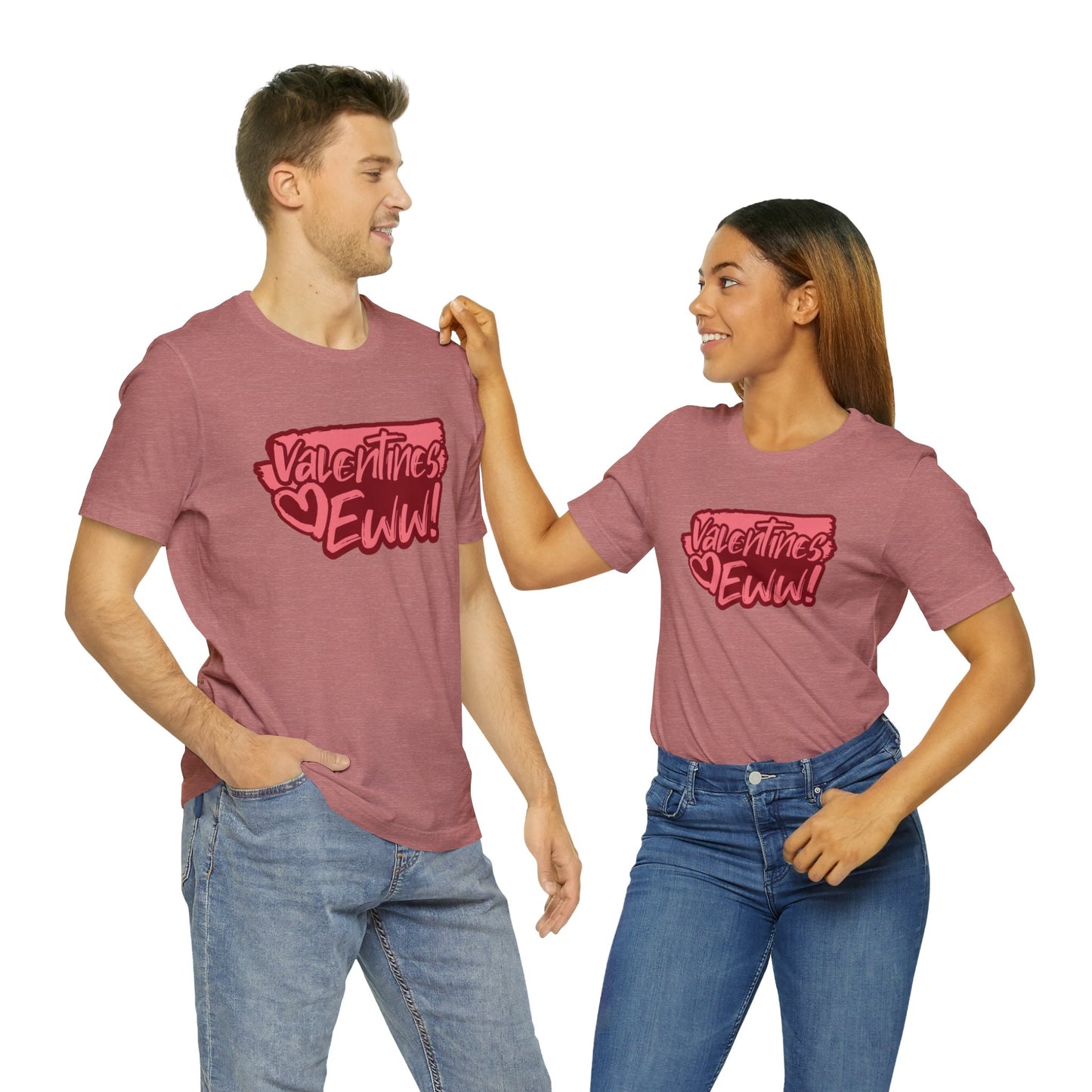 Anti-Valentine's Eww Shirt | Valentine's Day Tee | Short Sleeve Tee