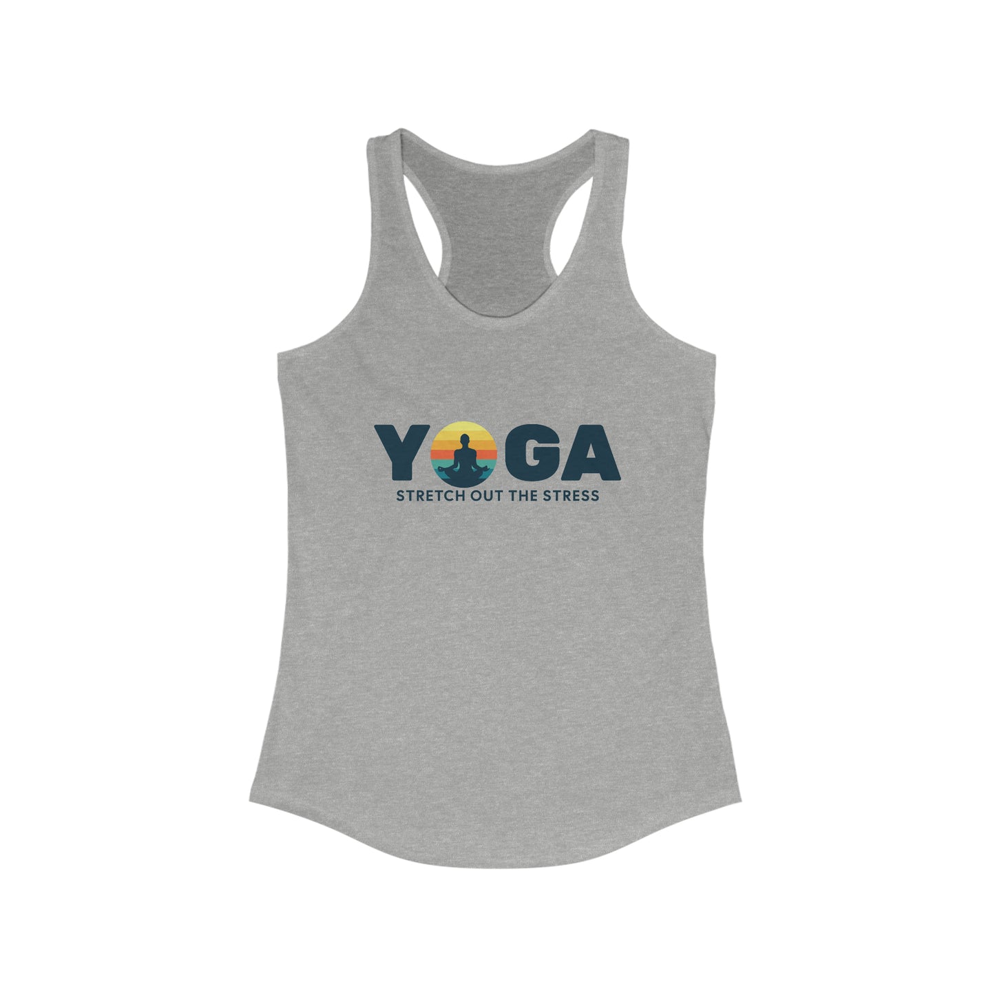 Yoga - Stretch out the Stress Tank Top | Yoga Top | Racerback Top