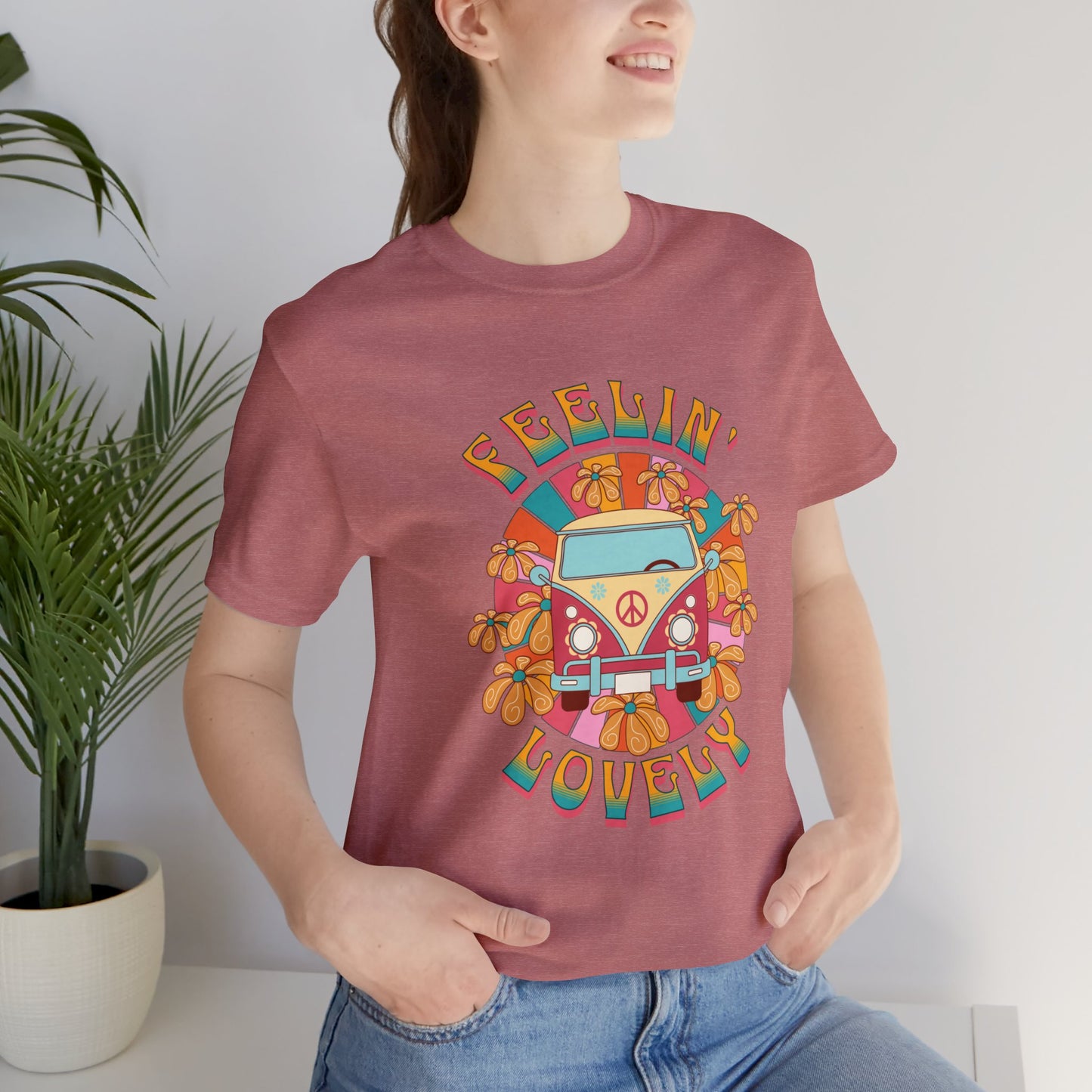 Feeling Lovely Shirt | Valentine's Day Tee | Short Sleeve Tee