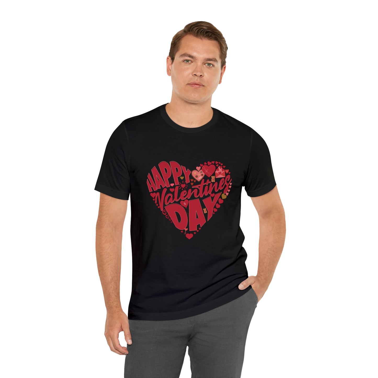 Happy Valentine's Day Shirt | Valentine's Day Tee | Short Sleeve Tee