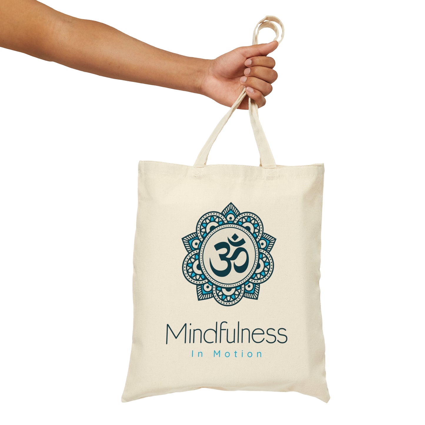 Mindfulness in Motion Tote Bag | Gift For Yoga Lover | Reusable Bag