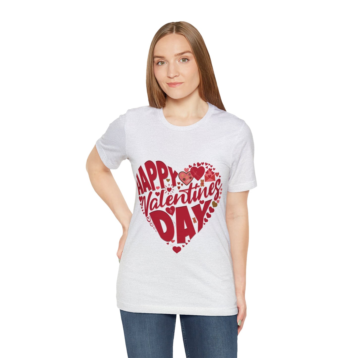 Happy Valentine's Day Shirt | Valentine's Day Tee | Short Sleeve Tee