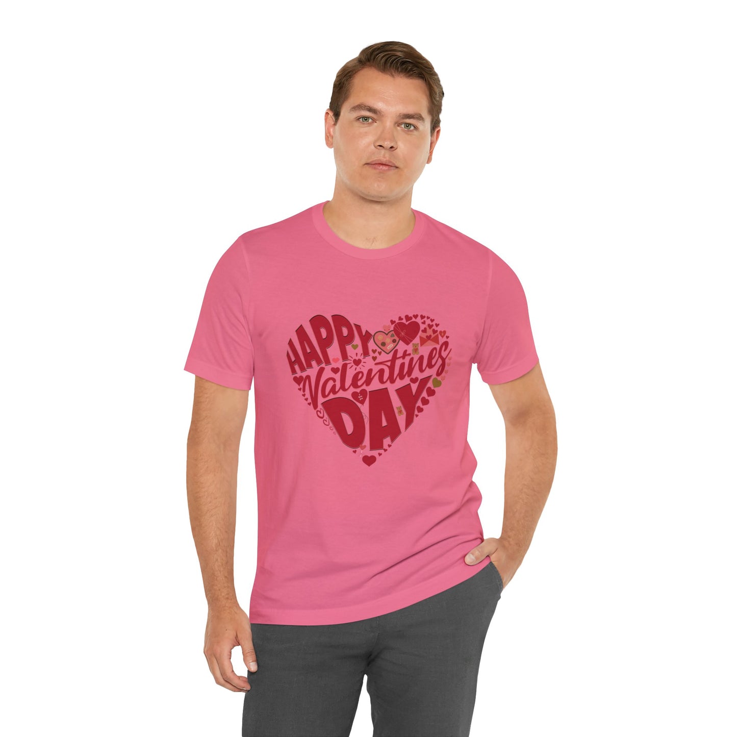 Happy Valentine's Day Shirt | Valentine's Day Tee | Short Sleeve Tee