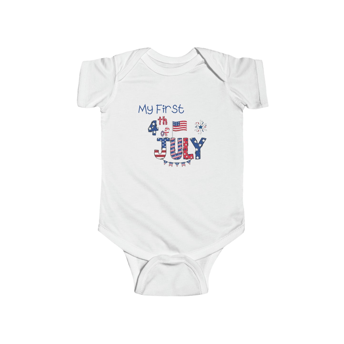 My 1st 4th of July - Fine Jersey Bodysuit