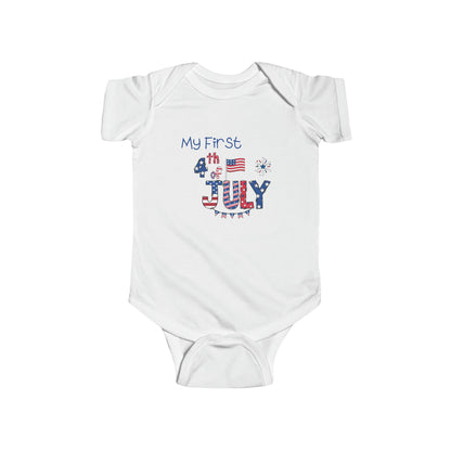 My 1st 4th of July - Fine Jersey Bodysuit