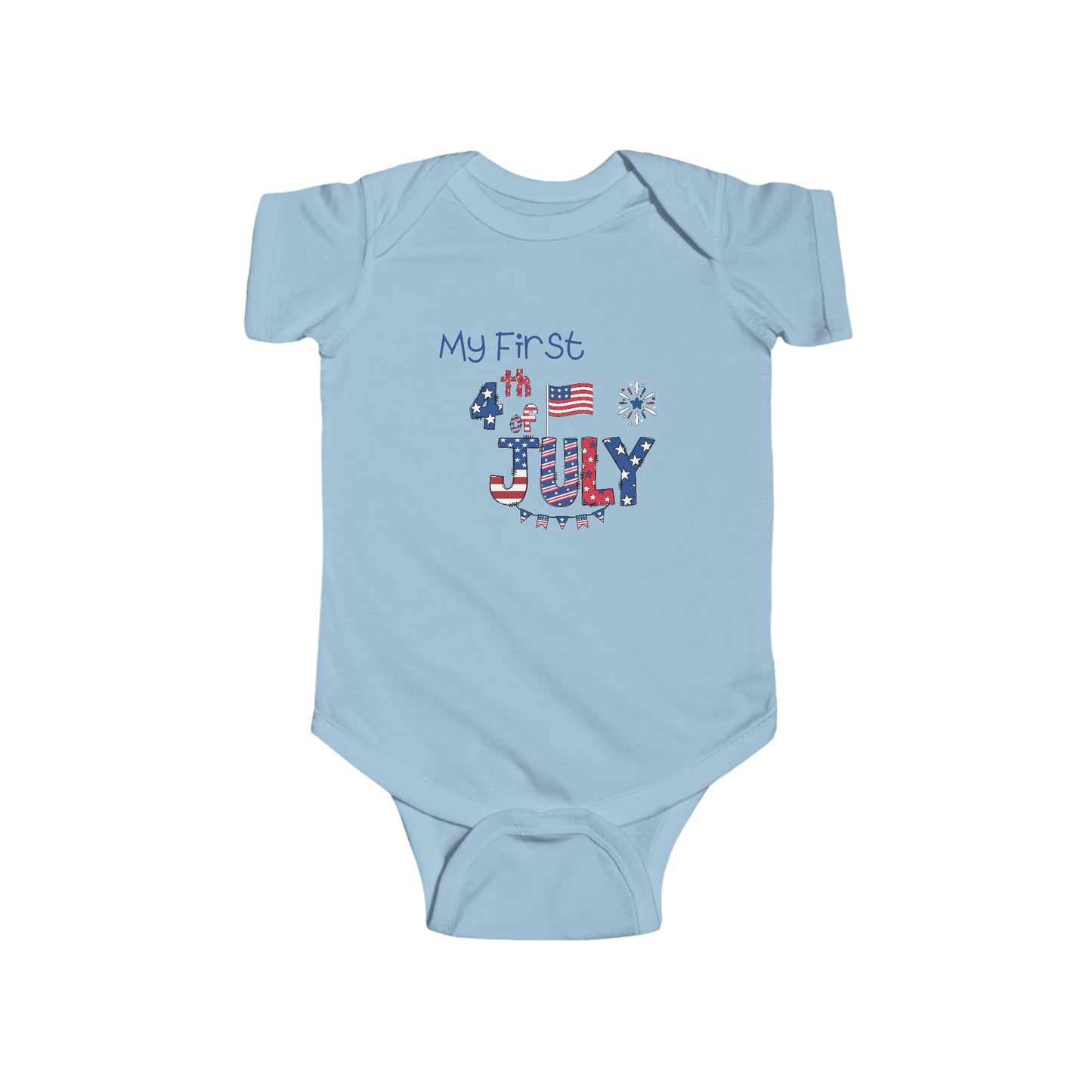 My 1st 4th of July - Fine Jersey Bodysuit