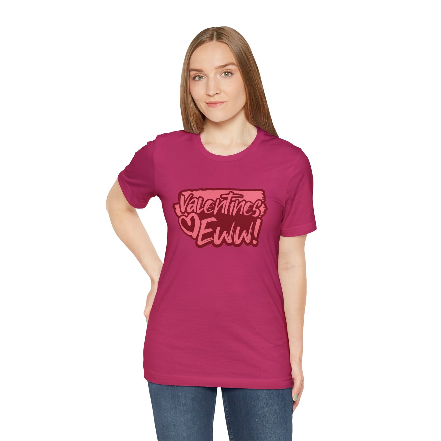 Anti-Valentine's Eww Shirt | Valentine's Day Tee | Short Sleeve Tee