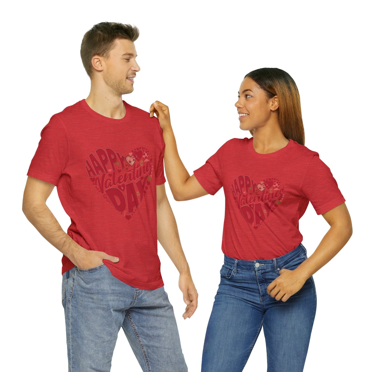 Happy Valentine's Day Shirt | Valentine's Day Tee | Short Sleeve Tee