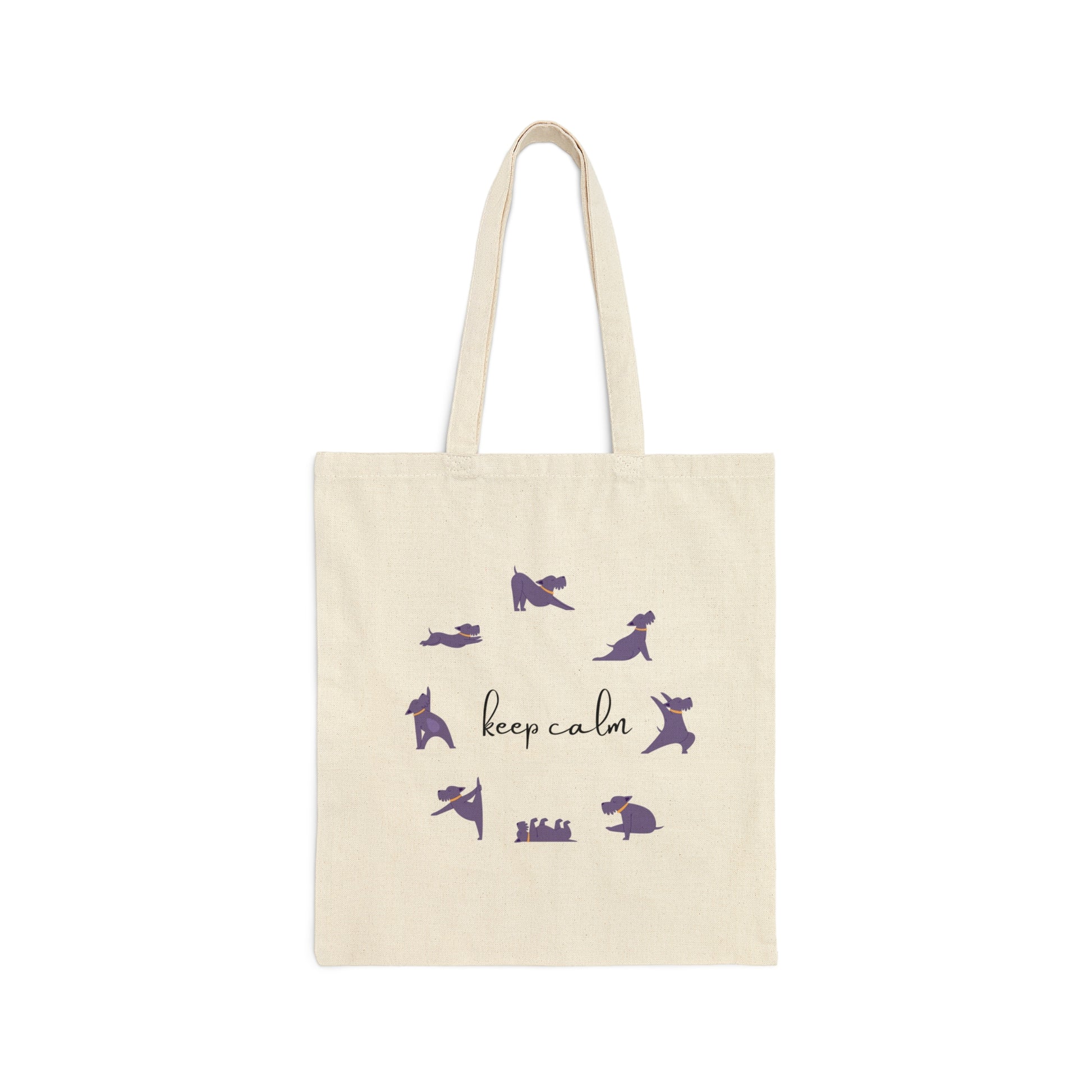 ZenDog Asana Harmony Tote Bag, Yoga Tote Bag, Yoga Gift, Gift For Yoga  Lover, Reusable Bag, Inspirational Bag