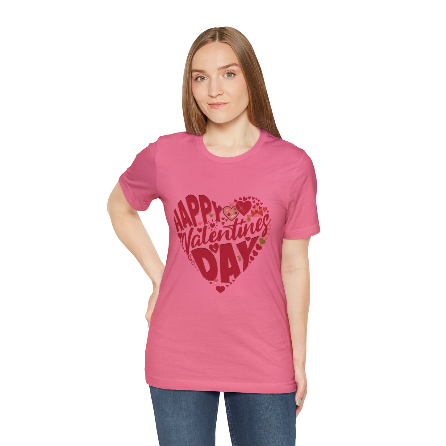 Happy Valentine's Day Shirt | Valentine's Day Tee | Short Sleeve Tee