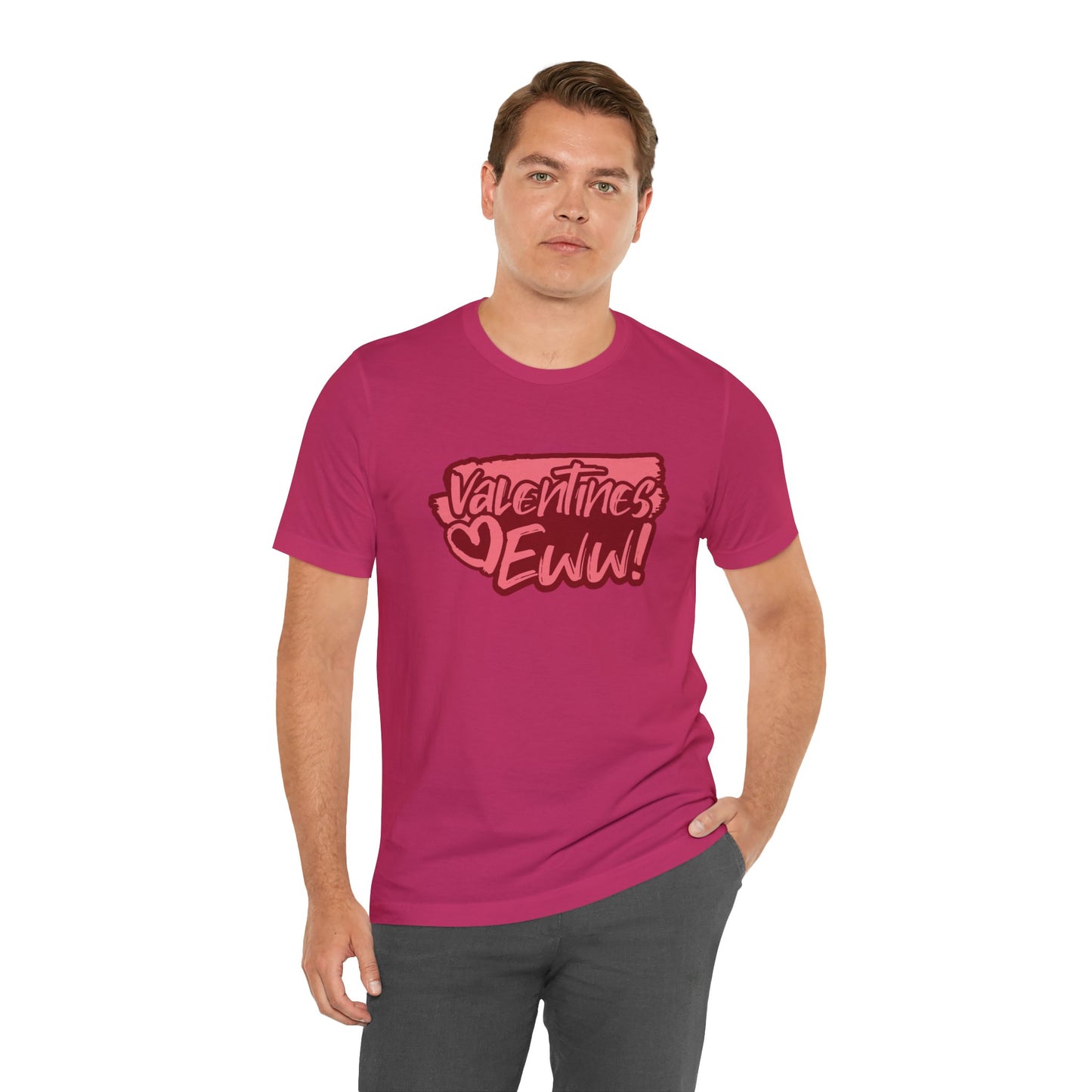 Anti-Valentine's Eww Shirt | Valentine's Day Tee | Short Sleeve Tee