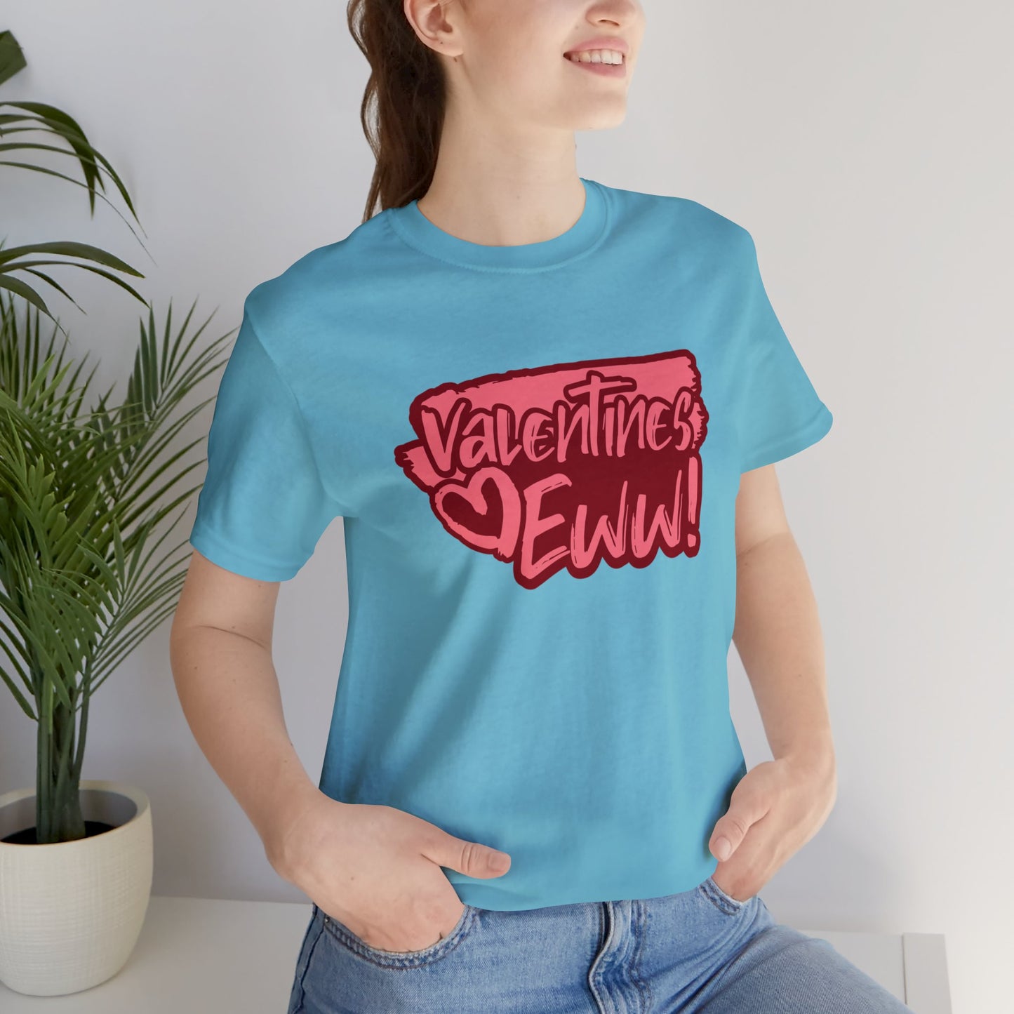 Anti-Valentine's Eww Shirt | Valentine's Day Tee | Short Sleeve Tee