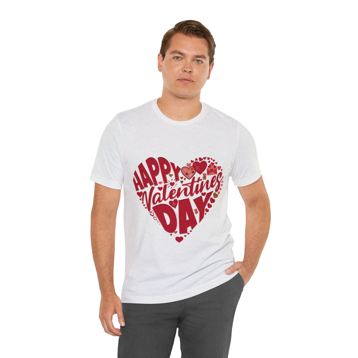 Happy Valentine's Day Shirt | Valentine's Day Tee | Short Sleeve Tee