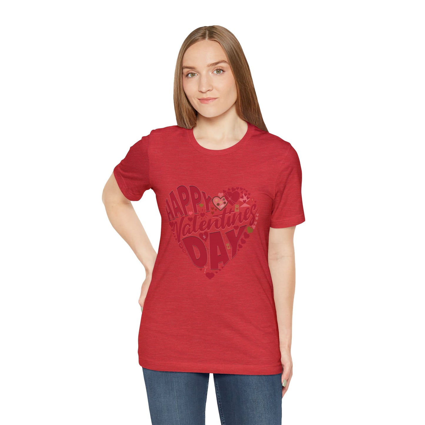 Happy Valentine's Day Shirt | Valentine's Day Tee | Short Sleeve Tee