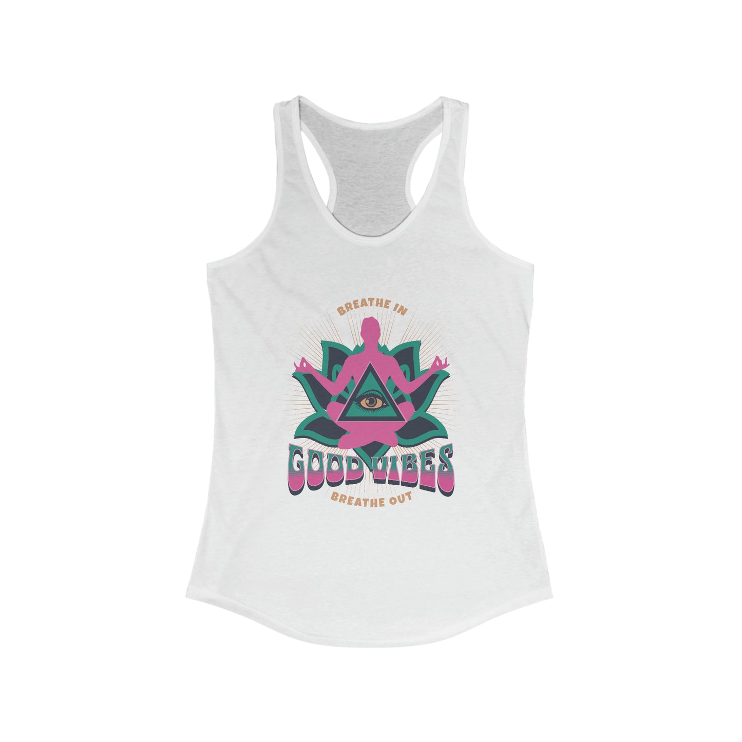 Good Vibes Tank Yoga Top | Racerback Top | Yoga Lover Top