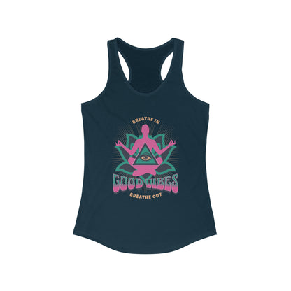 Good Vibes Tank Yoga Top | Racerback Top | Yoga Lover Top