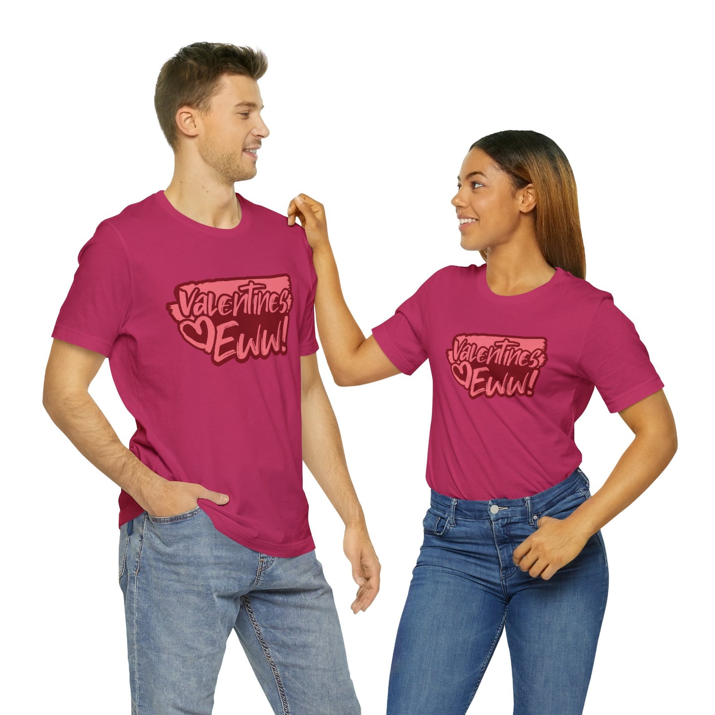 Anti-Valentine's Eww Shirt | Valentine's Day Tee | Short Sleeve Tee