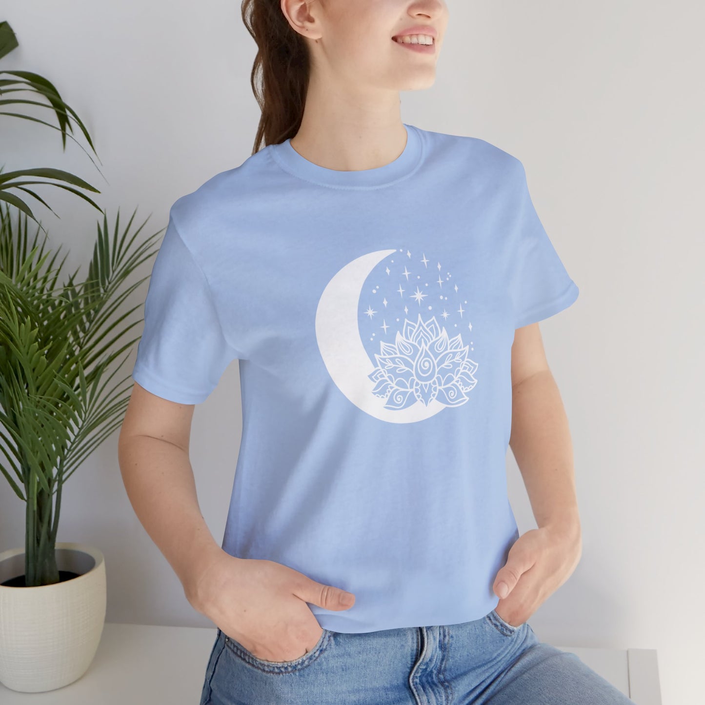 LunarLotus Starry Serenity Tee - Jersey Short Sleeve Tee