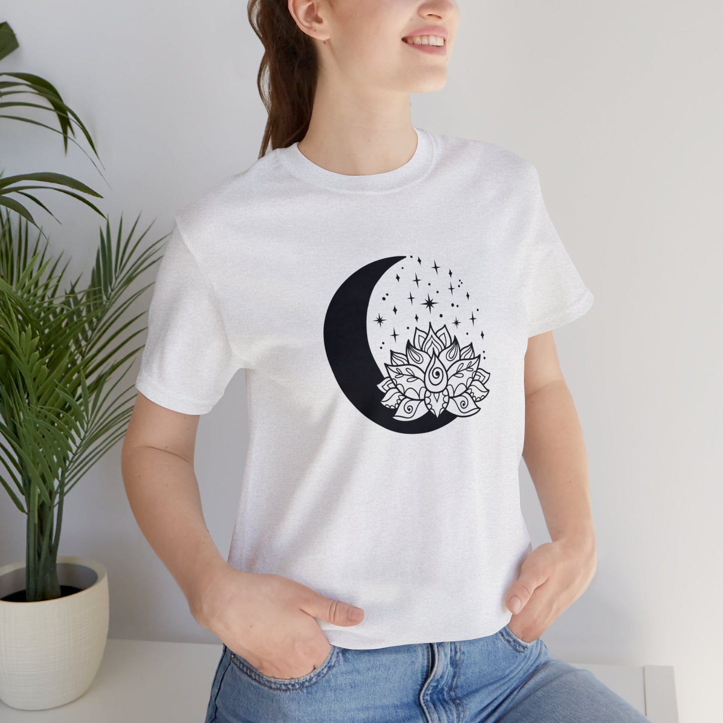 LunarLotus Starry Serenity Tee - Jersey Short Sleeve Tee