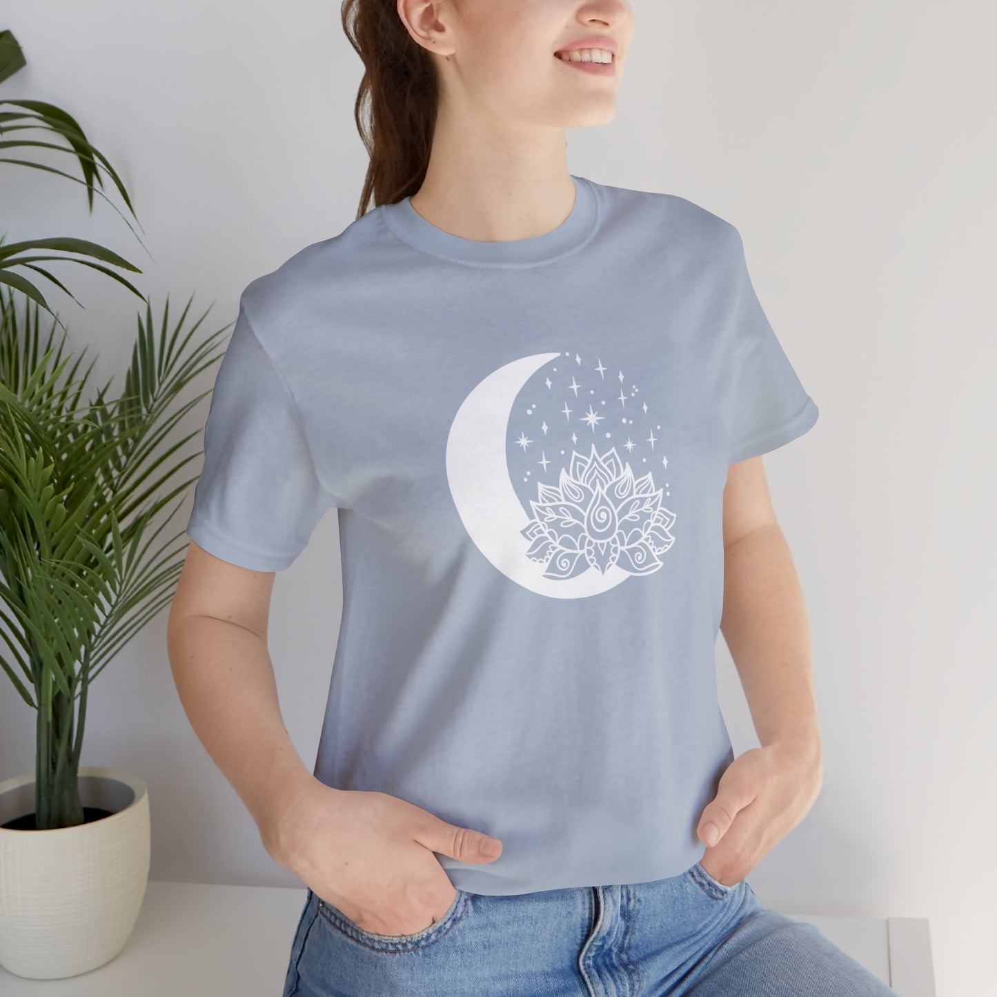 LunarLotus Starry Serenity Tee - Jersey Short Sleeve Tee