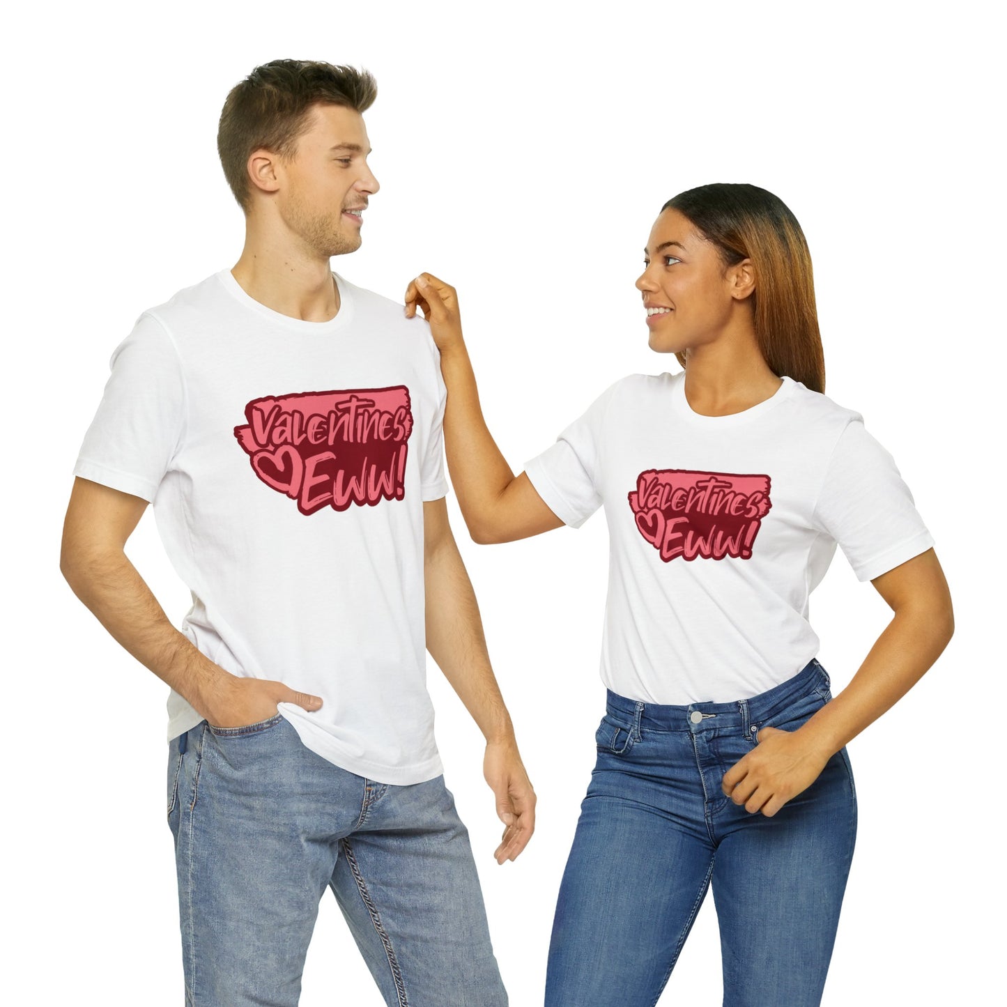 Anti-Valentine's Eww Shirt | Valentine's Day Tee | Short Sleeve Tee