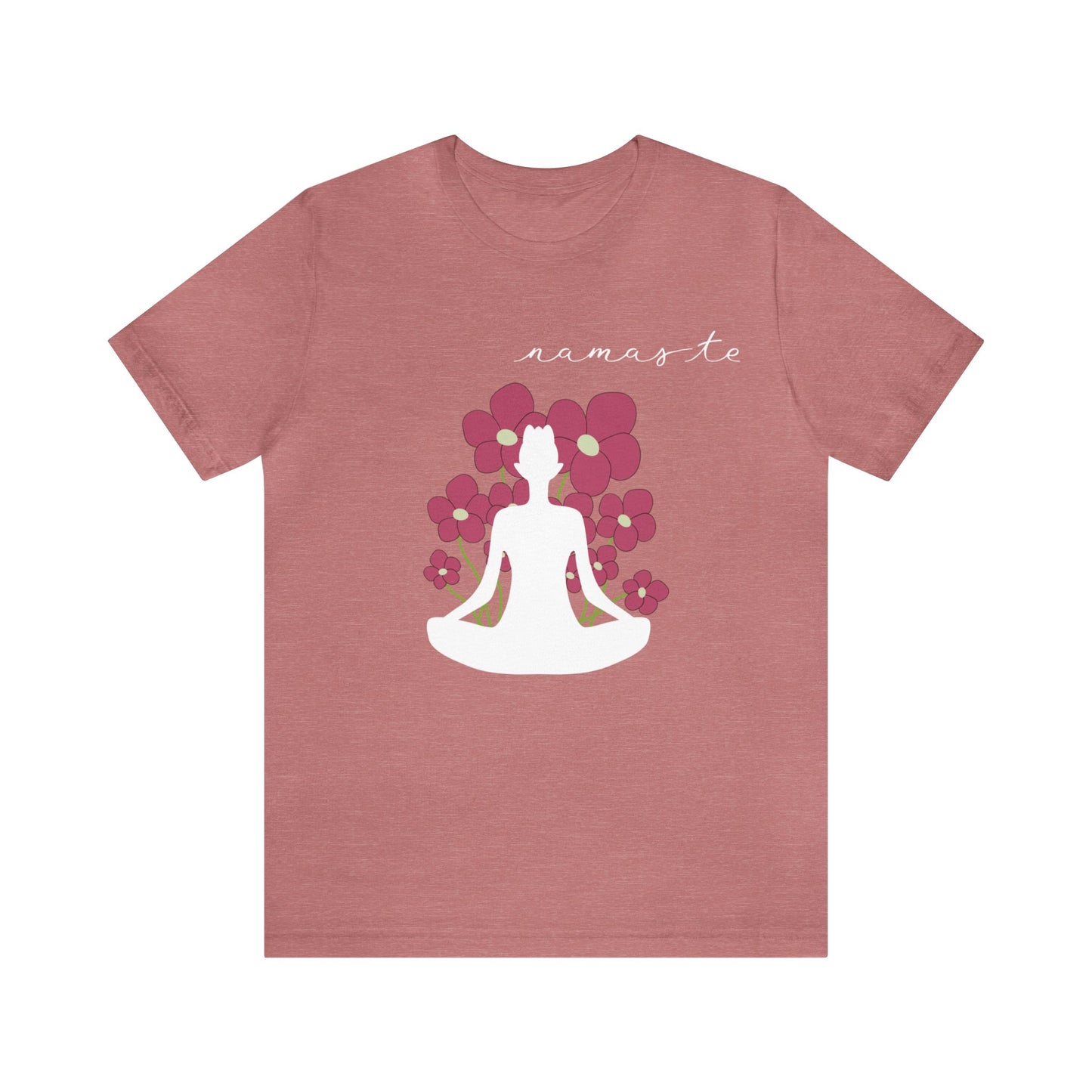 SoulSerenity Tee: A Symphony of Namaste - Jersey Short Sleeve Tee