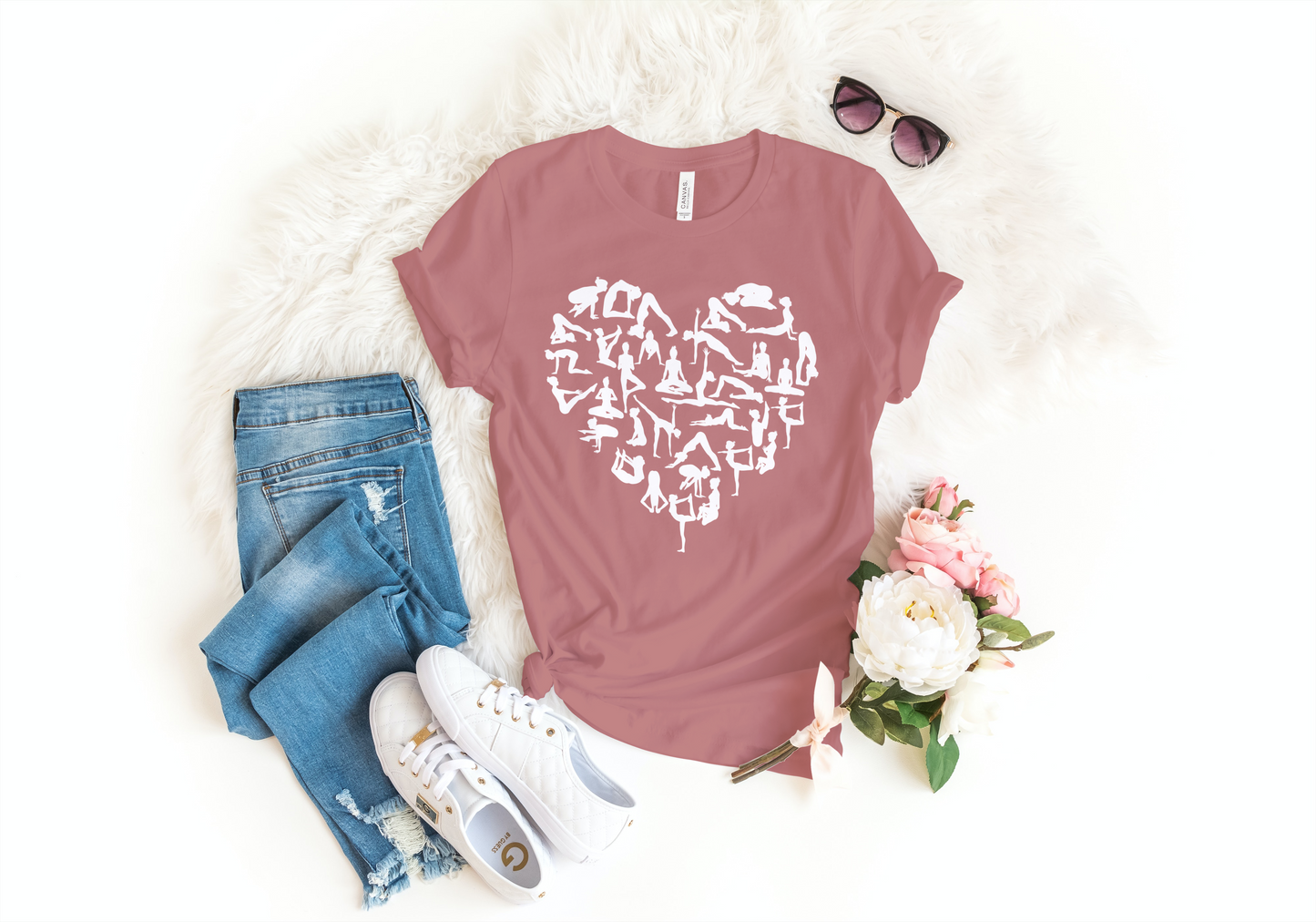 HeartFlow Yoga Bliss Tee - Jersey Short Sleeve Tee