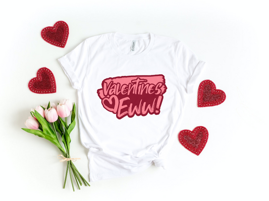 Anti-Valentine's Eww Shirt | Valentine's Day Tee | Short Sleeve Tee