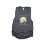 Open Heart - Prescence without judgement - Women's Flowy Scoop Muscle Tank